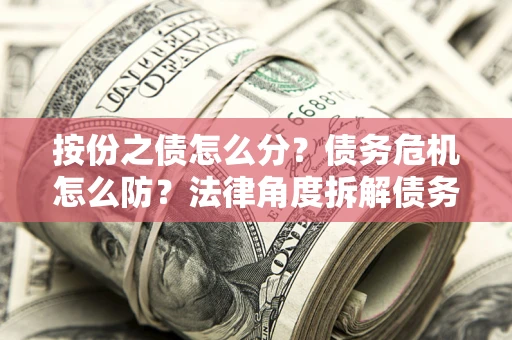 北京按份之债怎么分？债务危机怎么防？法律角度拆解债务分配与风险自保指南