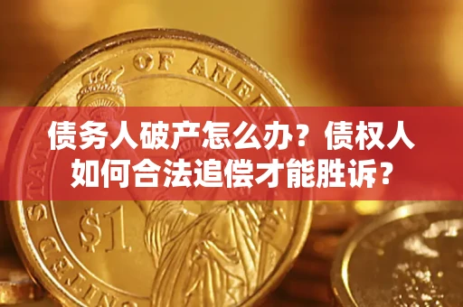 北京债务人破产怎么办？债权人如何合法追偿才能胜诉？
