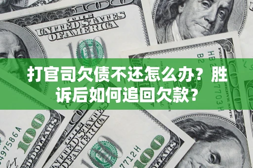 北京打官司欠债不还怎么办？胜诉后如何追回欠款？