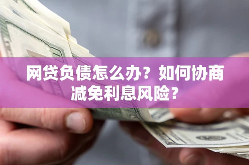 北京网贷负债怎么办？如何协商减免利息风险？
