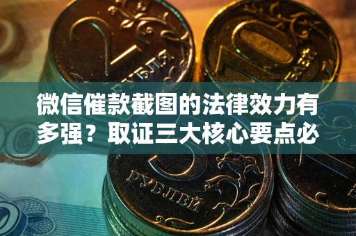北京微信催款截图的法律效力有多强？取证三大核心要点必须知道！
