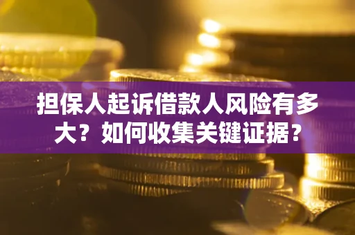 北京担保人起诉借款人风险有多大？如何收集关键证据？