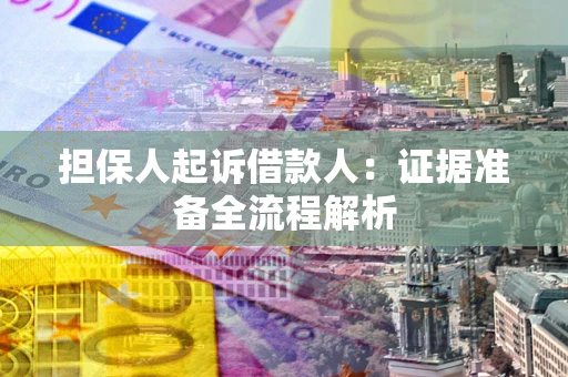 北京担保人起诉借款人：证据准备全流程解析