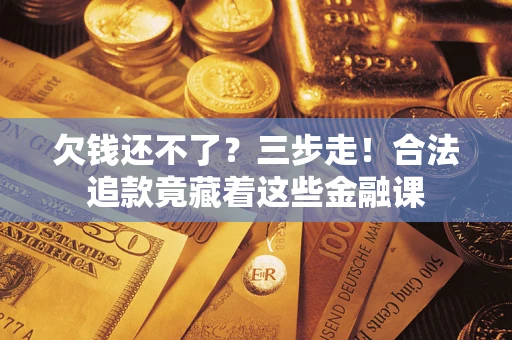 北京欠钱还不了？三步走！合法追款竟藏着这些金融课