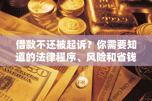 北京借款不还被起诉？你需要知道的法律程序、风险和省钱技巧