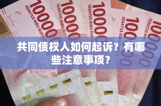 北京共同债权人如何起诉？有哪些注意事项？
